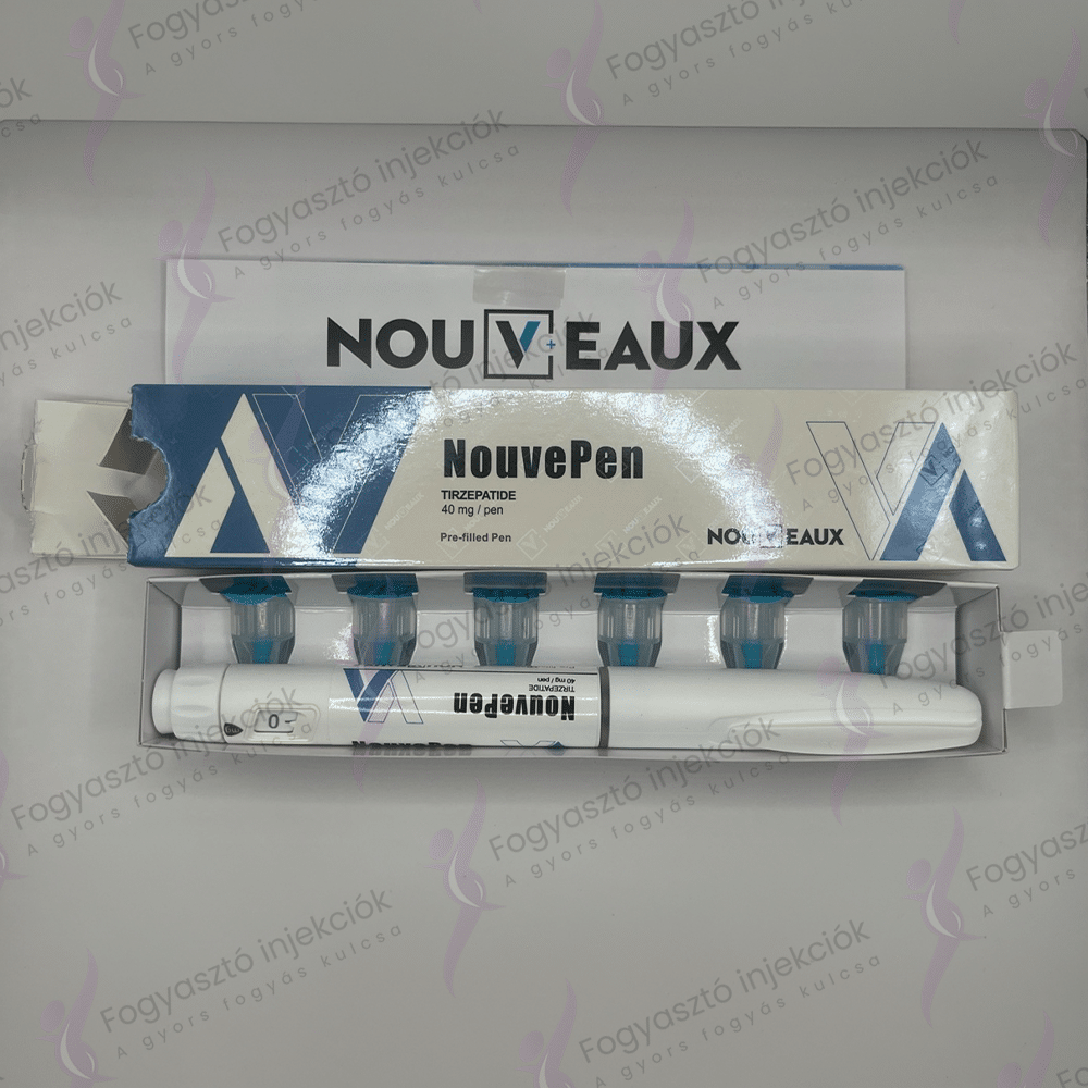 NouvePen (Nouveaux) – Tirzepatide 40mg előretöltött injekciós toll és tűkészlet